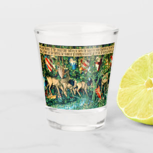 Mediaeval King Arthur William Morris Shot Glass