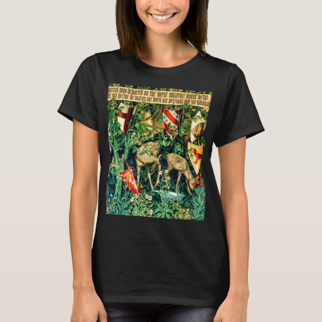 Mediaeval King Arthur William Morris T-Shirt (Front)