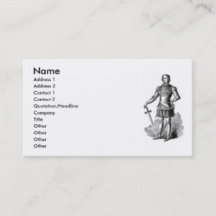 Mediaeval Knight Business Card