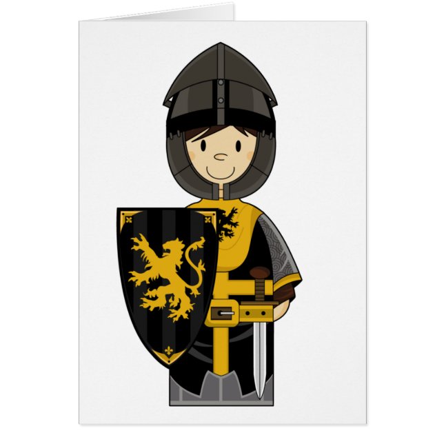 Mediaeval Knight Card (Front)