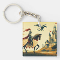 Mediaeval Knight/dragon/castle fantsy