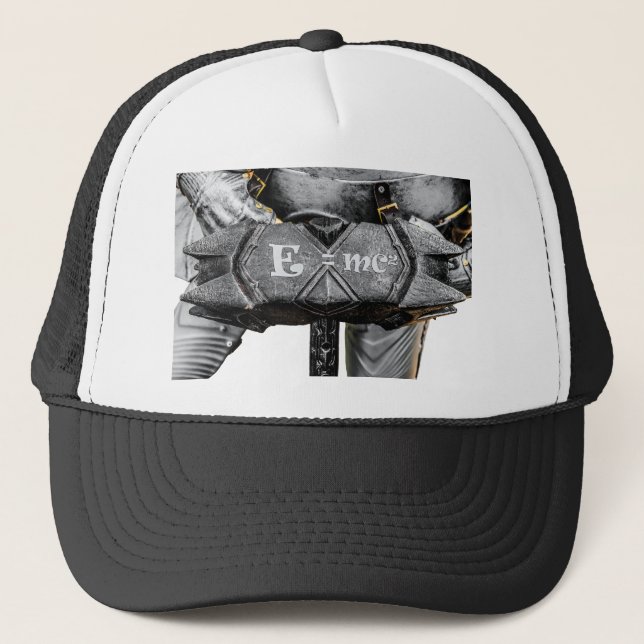 Mediaeval knight - E=mc2 Trucker Hat (Front)