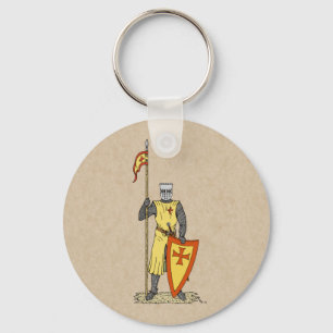Mediaeval Knight Early 13th Century Key Ring
