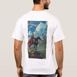 Mediaeval Knight Embarking on a Journey T-Shirt
