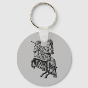 Mediaeval Knight Fantasy Key Chain