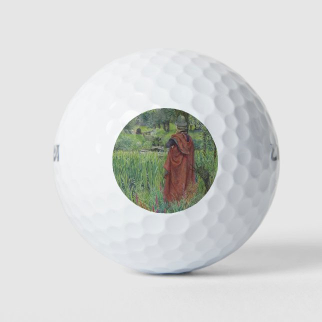 Mediaeval Knight (Idylls of the King) Golf Balls (Front)