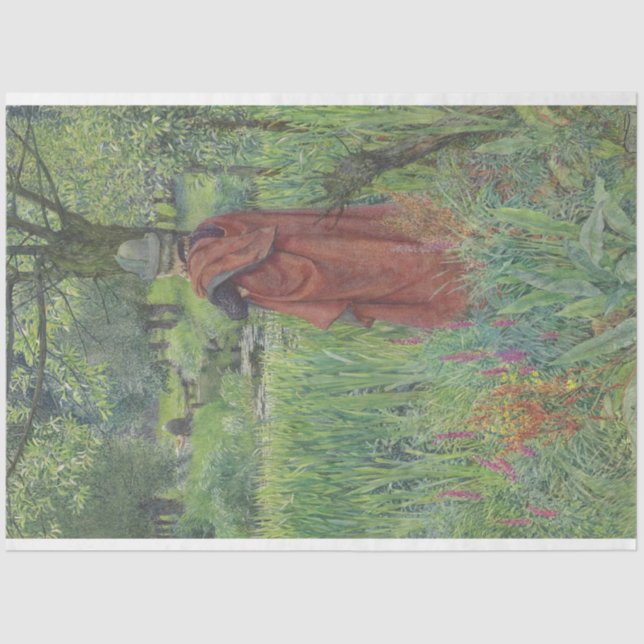 Mediaeval Knight (Idylls of the King) Tissue Paper (Front)