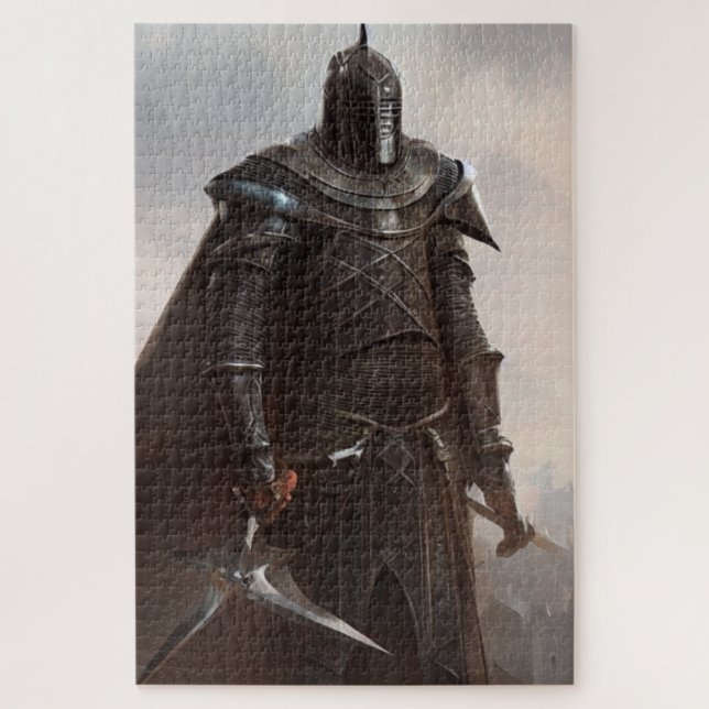 Mediaeval Knight Jigsaw Puzzle (Vertical)