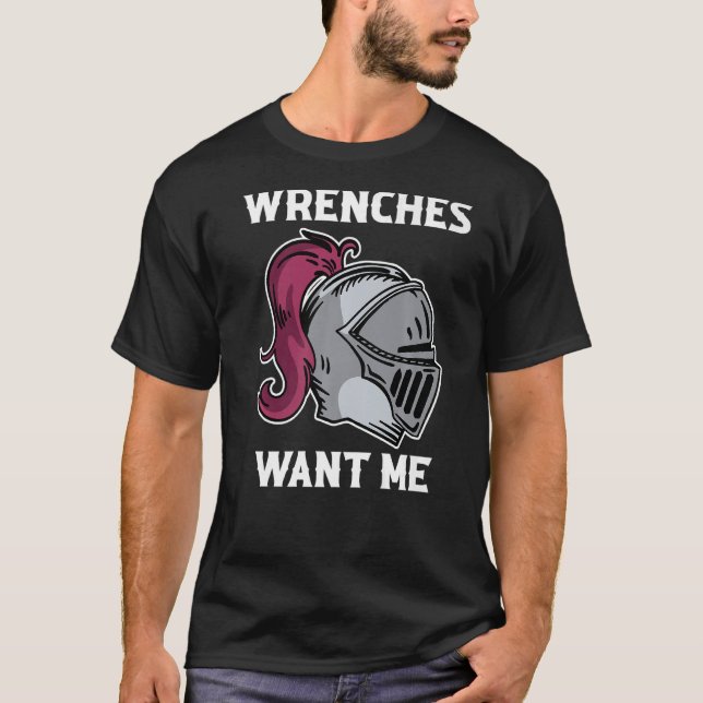 Mediaeval Knight Jousting Renaissance Fair Wenches T-Shirt (Front)