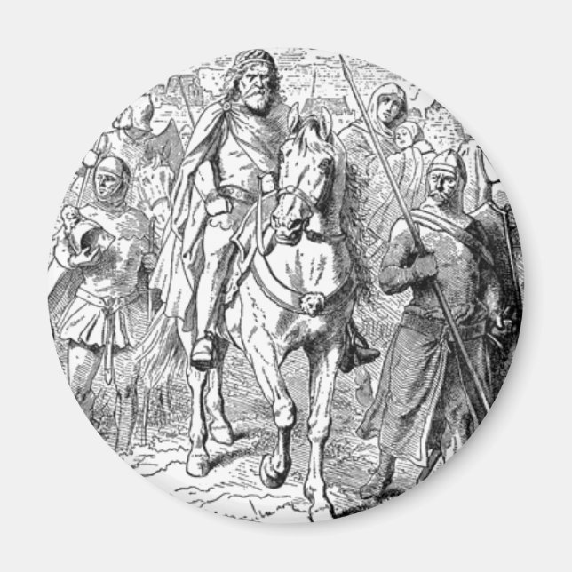 Mediaeval Knight Magnet (Front)
