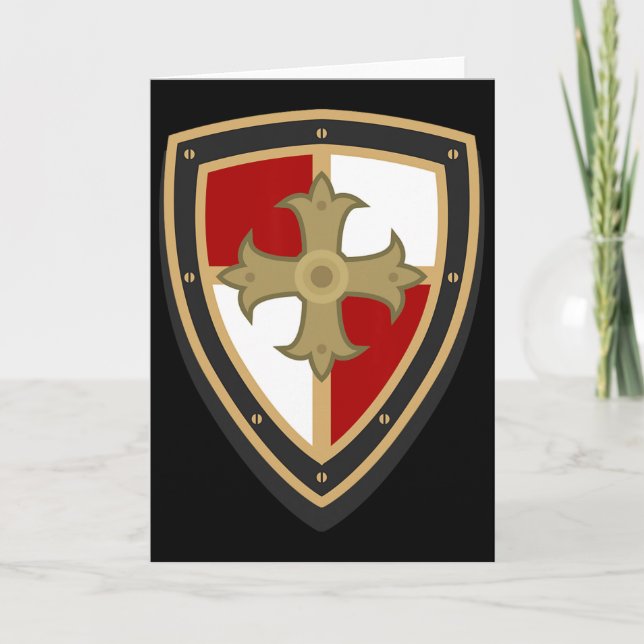 Mediaeval Knight - Mediaeval Renaissance Tunic  Card (Front)