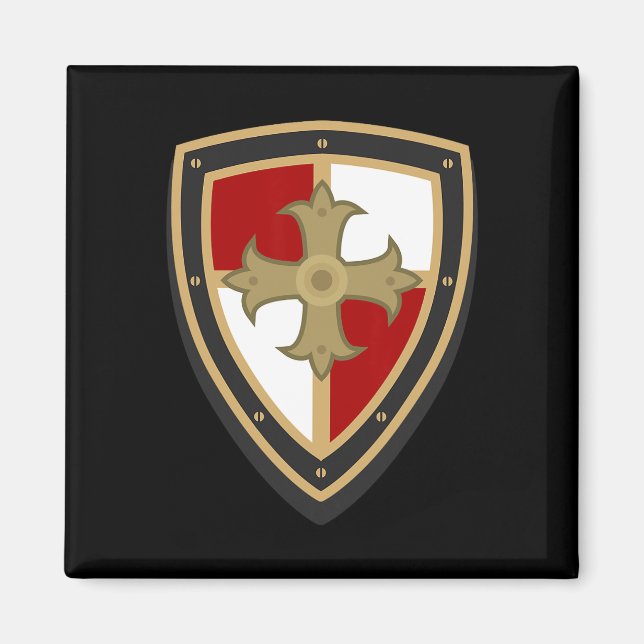 Mediaeval Knight - Mediaeval Renaissance Tunic  Magnet (Front)