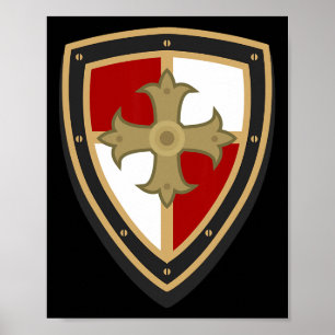 Mediaeval Knight - Mediaeval Renaissance Tunic  Poster