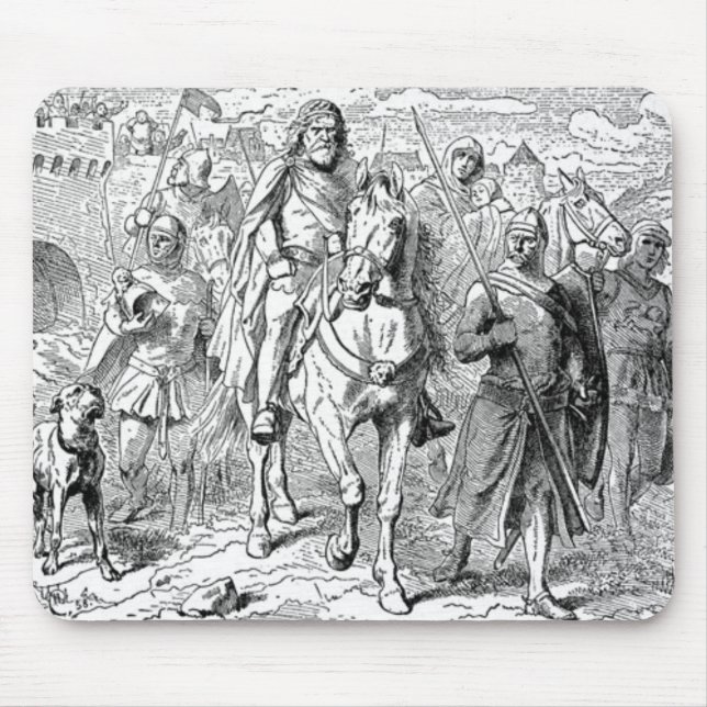 Mediaeval Knight Mouse Pad (Front)