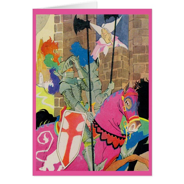 mediaeval knight on horseback (Front)