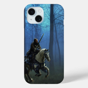 Mediaeval Knight on Horseback Fantasy Art iPhone 15 Case
