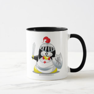 Mediaeval Knight Penguin Mug