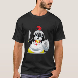 Mediaeval Knight Penguin T-Shirt