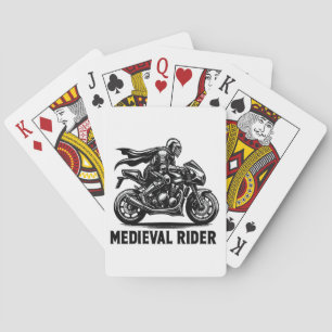 Mediaeval knight playing cards