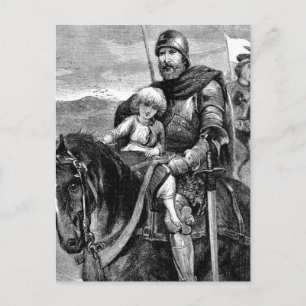 Mediaeval Knight Postcard