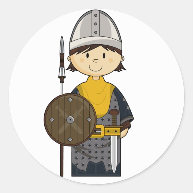 Mediaeval Knight Sticker (Front)