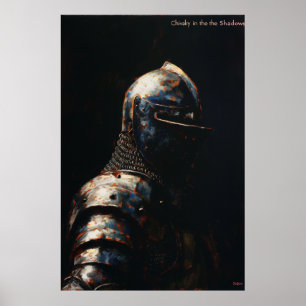 Mediaeval Knights in Armour Poster Print
