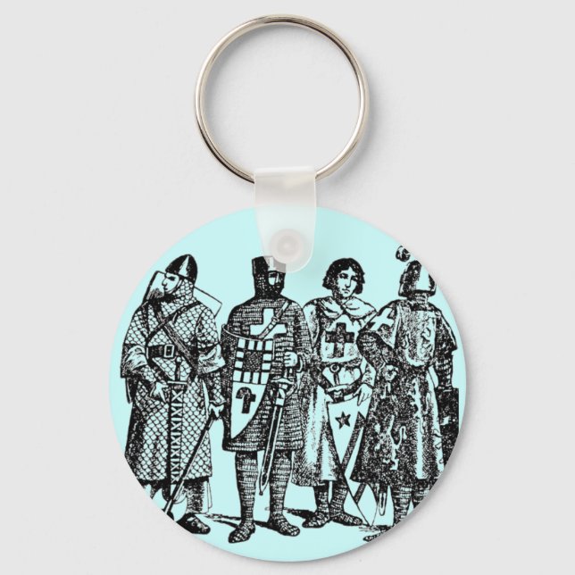 Mediaeval Knights Key Ring (Front)
