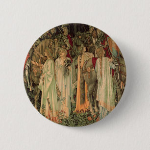 Mediaeval Knights of the Round Table 6 Cm Round Badge