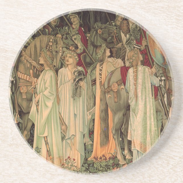 Mediaeval Knights of the Round Table Coaster (Front)