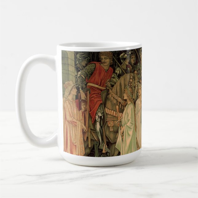 Mediaeval Knights of the Round Table Coffee Mug (Left)