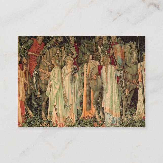Mediaeval Knights of the Round Table Enclosure Card (Front)