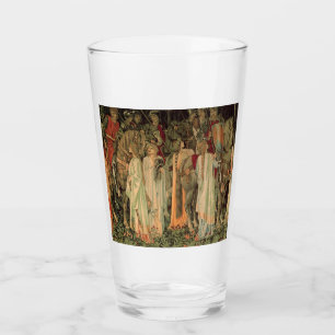 Mediaeval Knights of the Round Table Glass