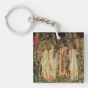 Mediaeval Knights of the Round Table Key Ring