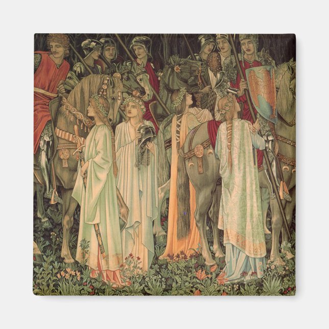 Mediaeval Knights of the Round Table Magnet (Front)