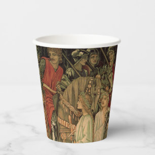 Mediaeval Knights of the Round Table Paper Cups