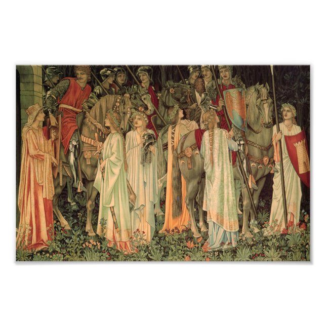 Mediaeval Knights of the Round Table Photo Print (Front)