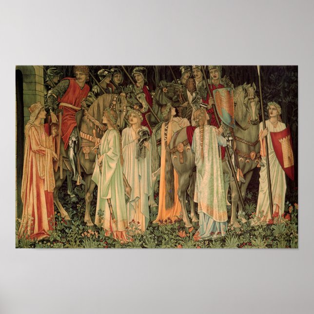 Mediaeval Knights of the Round Table Poster (Front)