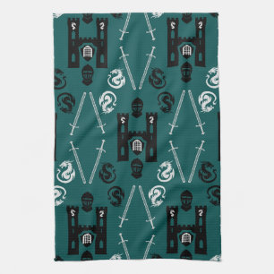 Mediaeval Knights Of The Round Table Tea Towel