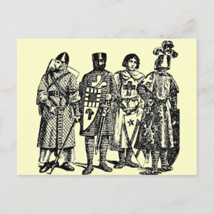 Mediaeval Knights Postcard