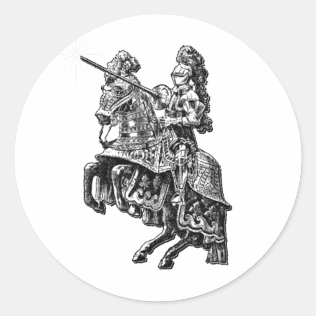 Mediaeval Knights Stickers (Front)