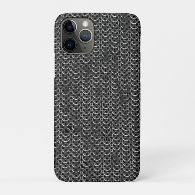 Mediaeval Knights Templar Chain-Mail effect Case-Mate iPhone Case (Back)