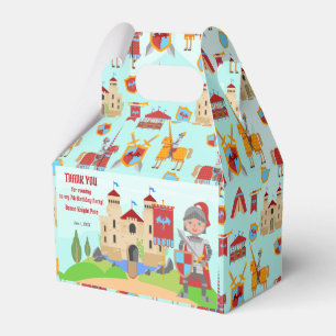 Mediaeval Knights Tournament Birthday Party Favour Box