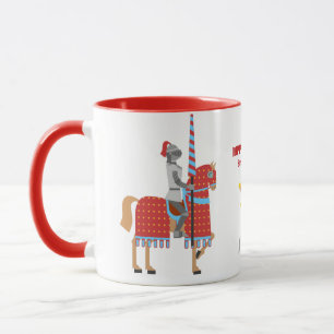 Mediaeval Knights Tournament Birthday Party Mug
