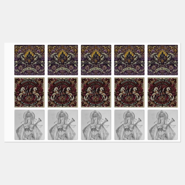 Mediaeval Labels (Sheet)