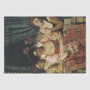 Mediaeval Ladies on a Balcony Tissue Paper