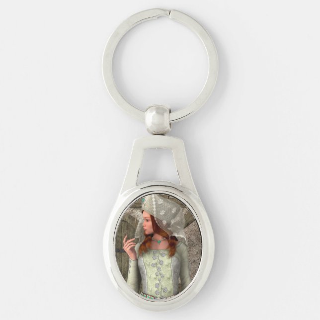 Mediaeval Lady Key Ring (Front)