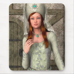 Mediaeval Lady Mouse Pad