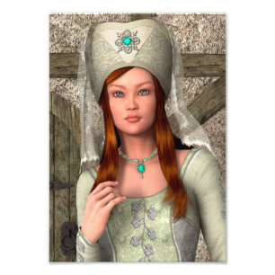 Mediaeval Lady  Photo Print