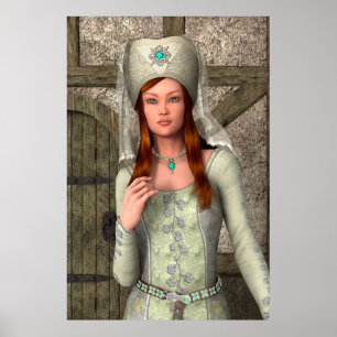 Mediaeval Lady  Poster