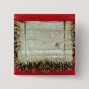 Mediaeval letter of protest from the Bohemian 15 Cm Square Badge